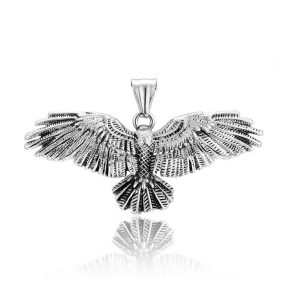 Men's 60mm Stainless Steel Eagle Pendant