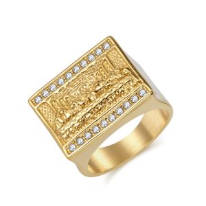 Hiphop Stainless Steel The Last Dinner Ring