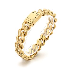 104g Punk Style Stainless Steel Cuban Links Bracelet
