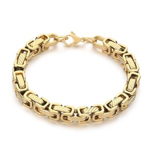 43g Heavy Square Stainless Steel Chains Bracelet