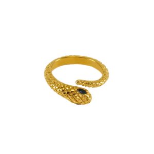 Women's Stainless Steel 23mm Snake Ring