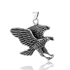 Men's 54mm Stainless Steel Eagle Pendant