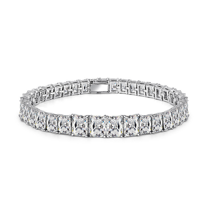 Women's Jewelry 4/5mm Brass Geometric Zircons Bracelet