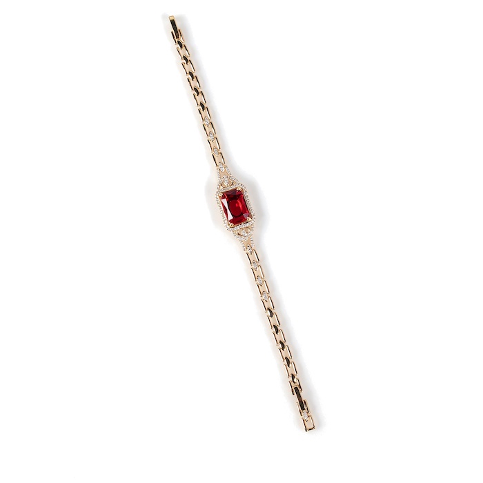 Women's Jewelry Brass Geometric Stone Charm Bracelet