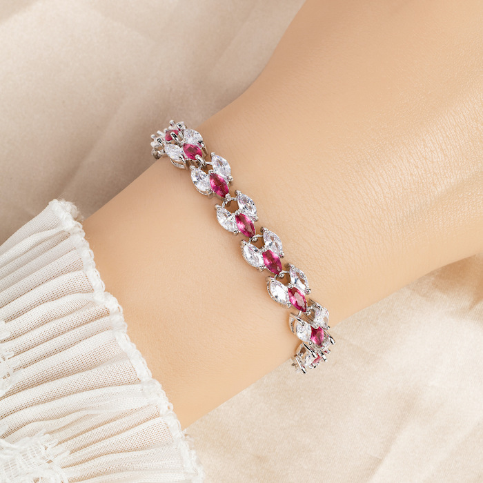 Women's Jewelry Brass Triple Eye Zircons Bracelet - Image 2