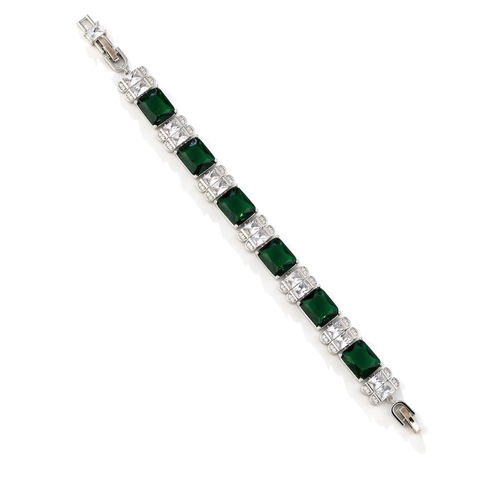 Women's Jewelry 26.5g Geometric Stones Bracelet
