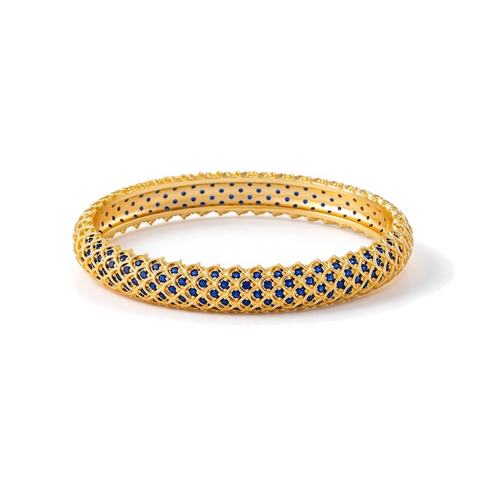 Wholesales Brass 10mm Colored Diamonds Hinged Bangle